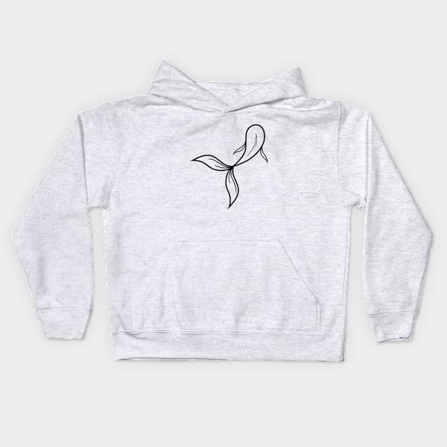 River fish Kids Hoodie by Davbel